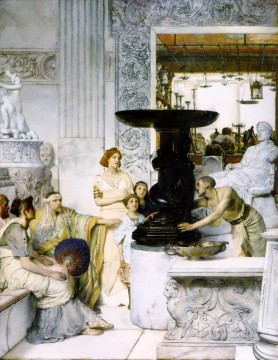 Sir Lawrence Alma Tadema Painting - The Sculpture Gallery Romantic Sir Lawrence Alma Tadema